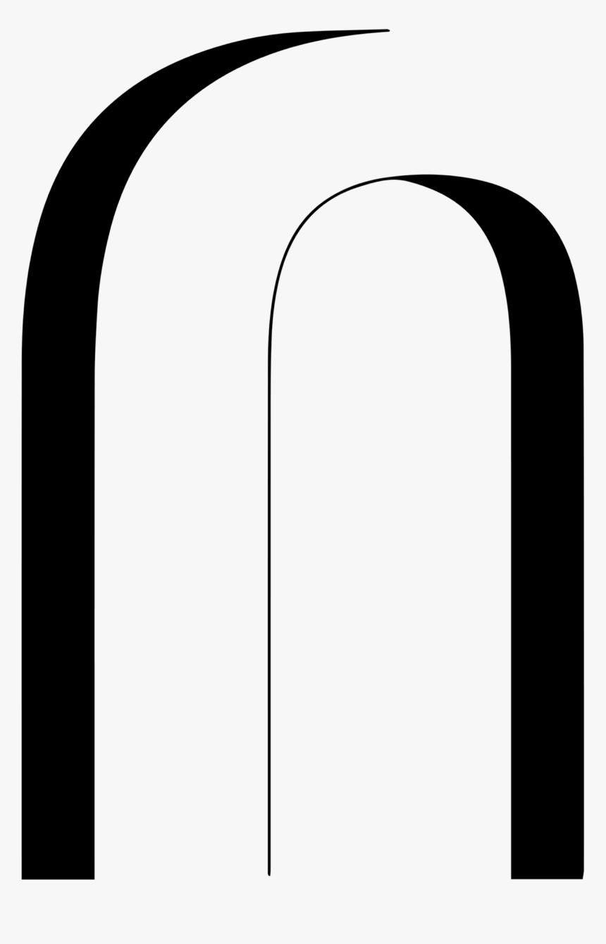 #shape #shapes #black #bend #arch #curve #freetoedit - Arch, HD Png Download