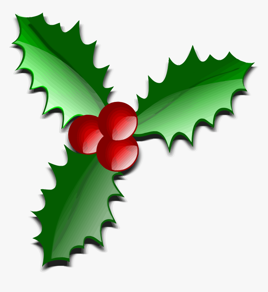 Christmas Leaf Clipart Png - Leaves Of Christmas Tree, Transparent Png