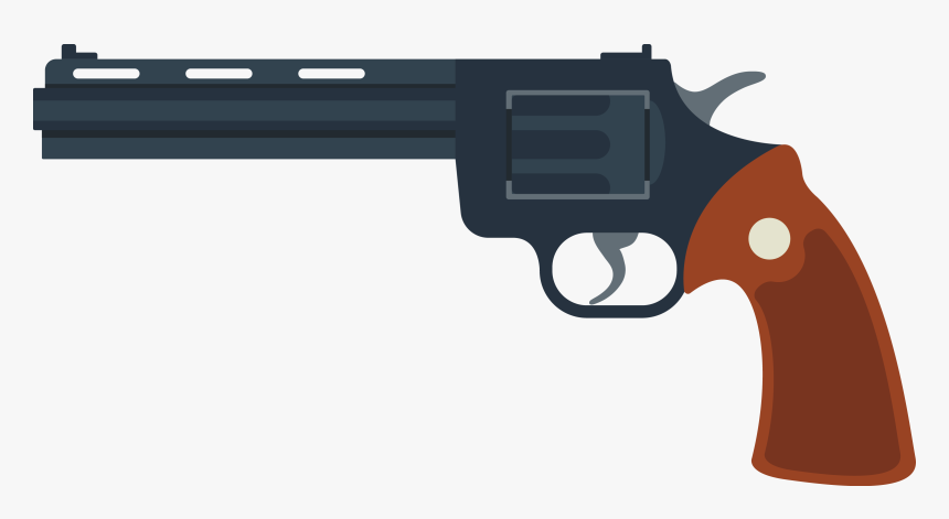 Icon Pistol Vector Png, Transparent Png
