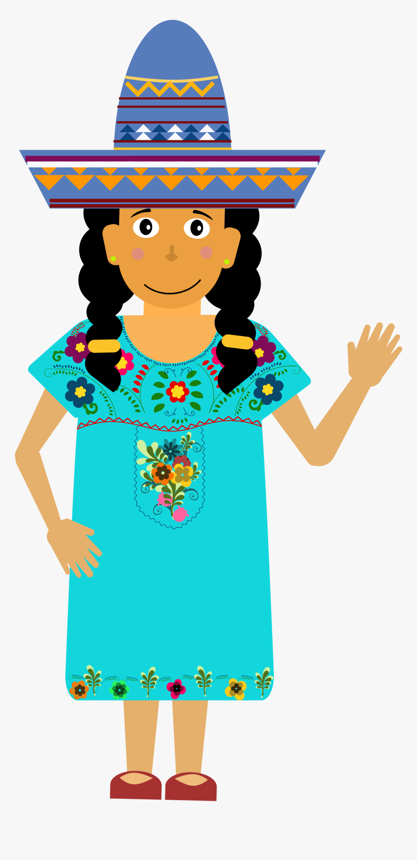 Transparent Mexican Hat Png - Cartoon, Png Download