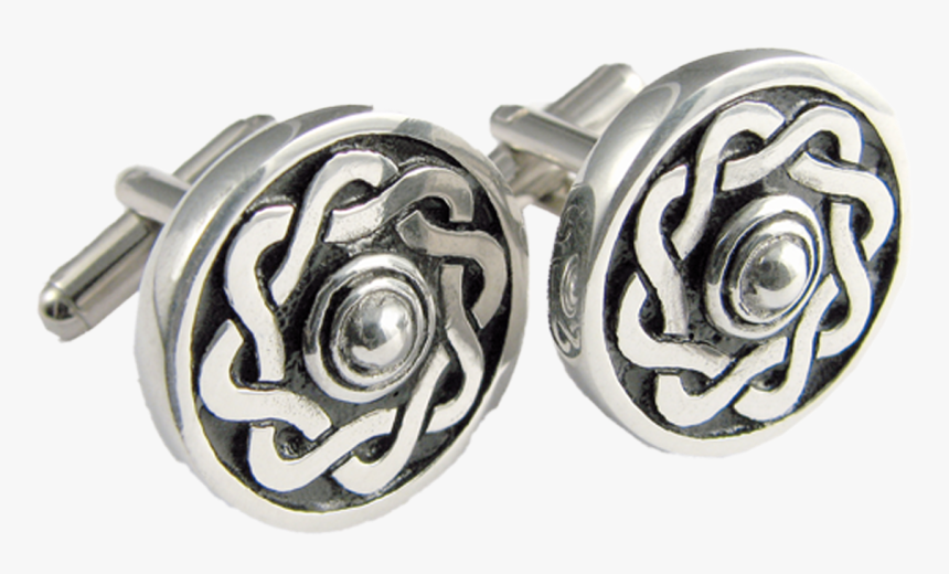 Celtic Shield Cufflinks , Png Download - Silver, Transparent Png