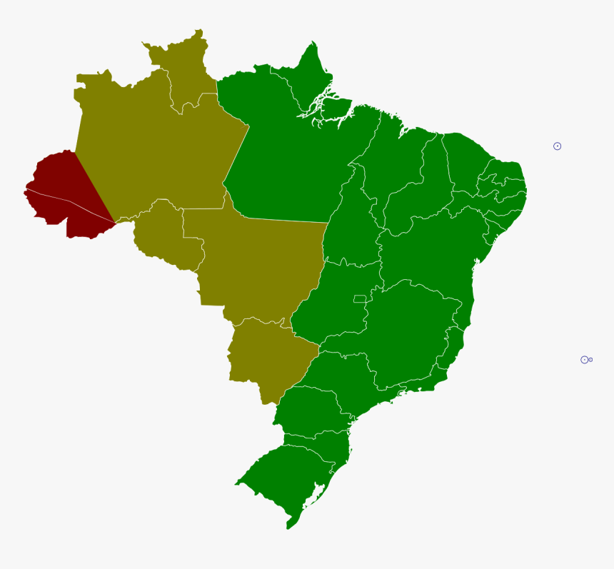Fusos Horários Do Brasil, HD Png Download