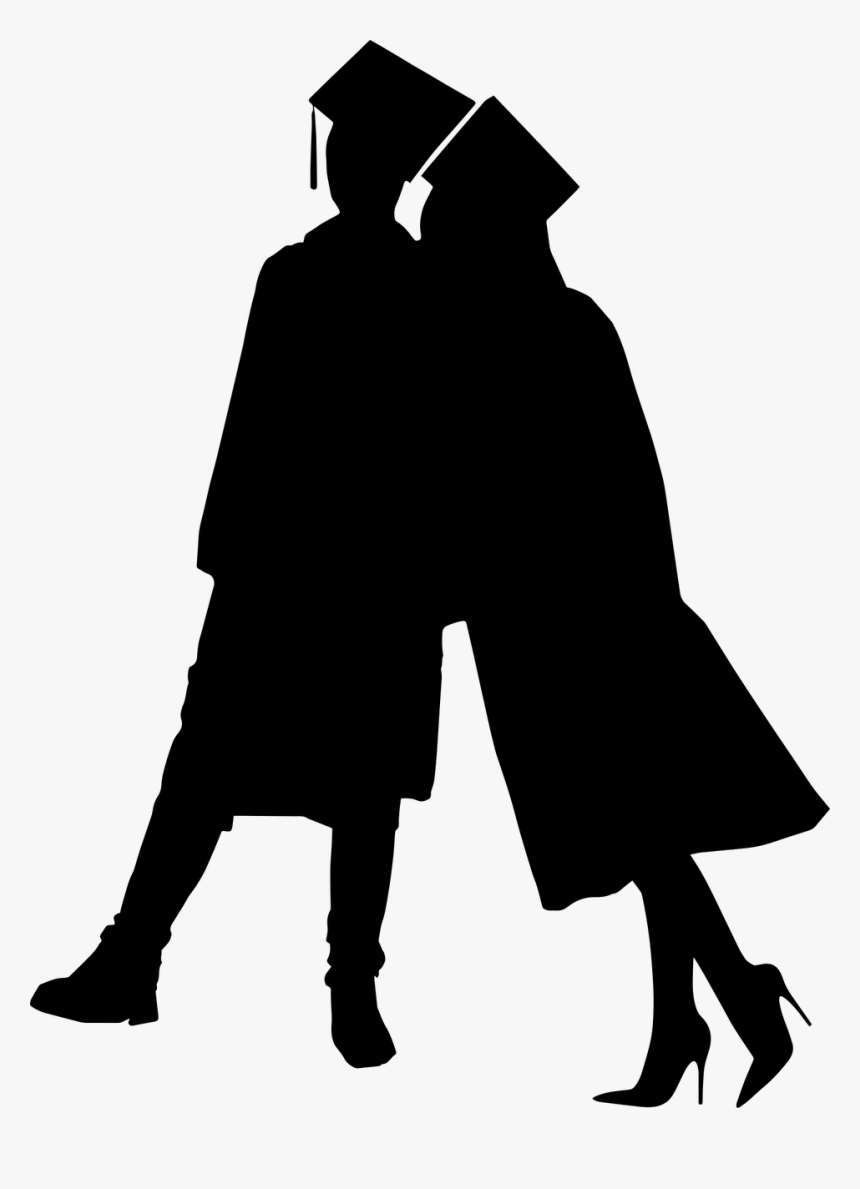 Graduating Silhouette, HD Png Download