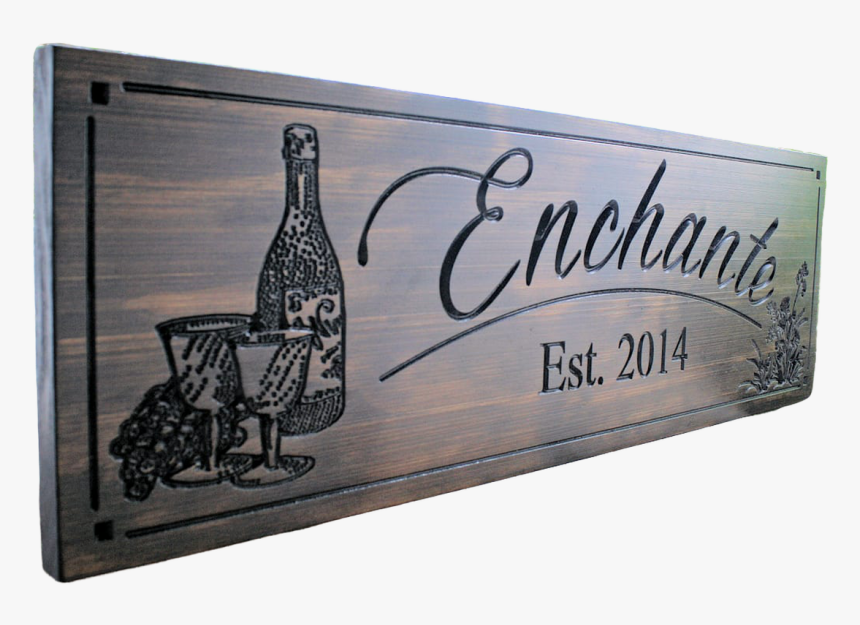 Home Wine Bar Sign - Glass Bottle, HD Png Download