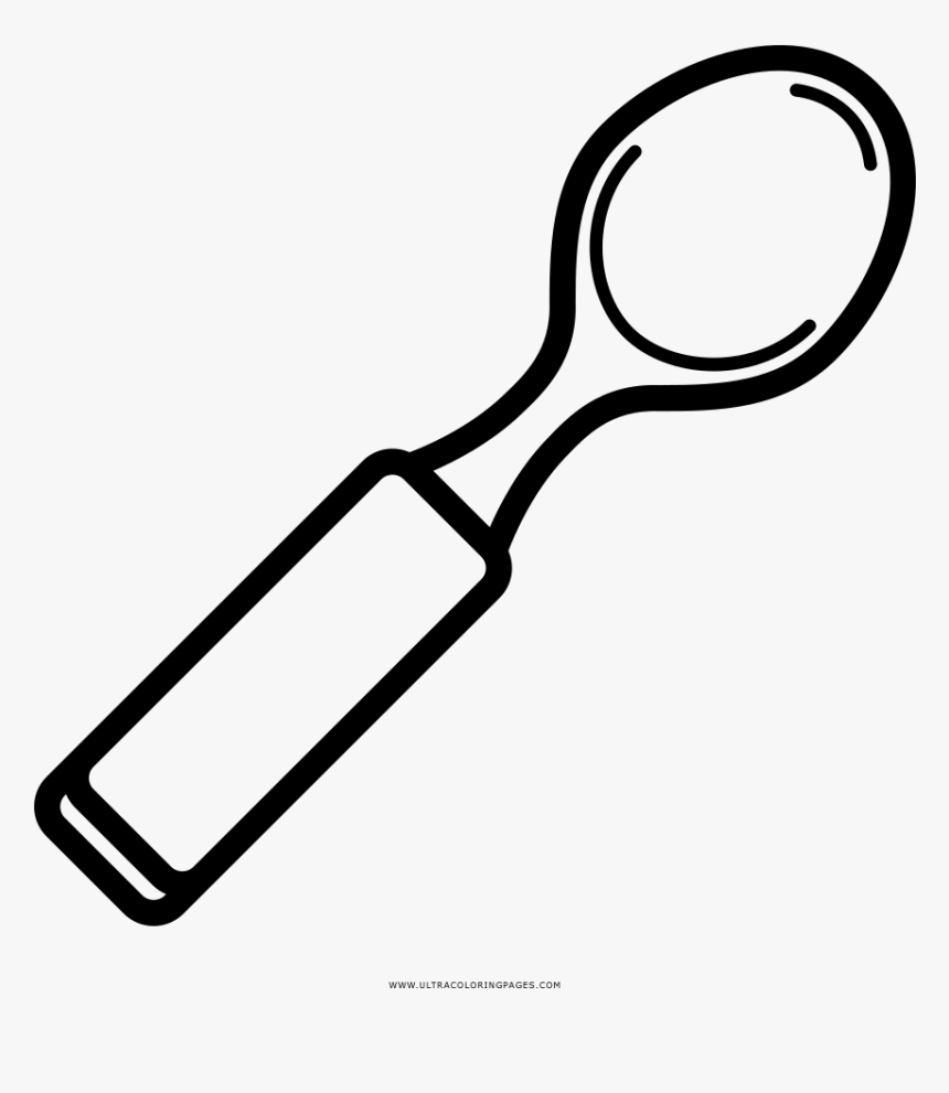 Transparent Ice Cream Scoops Clipart - Line Art, HD Png Download