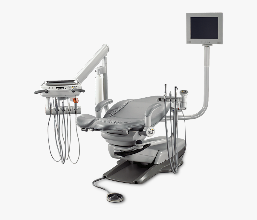 Quolis™ 5000 Delivery System - Belmont Dental Chair Unit With Monitor, HD Png Download