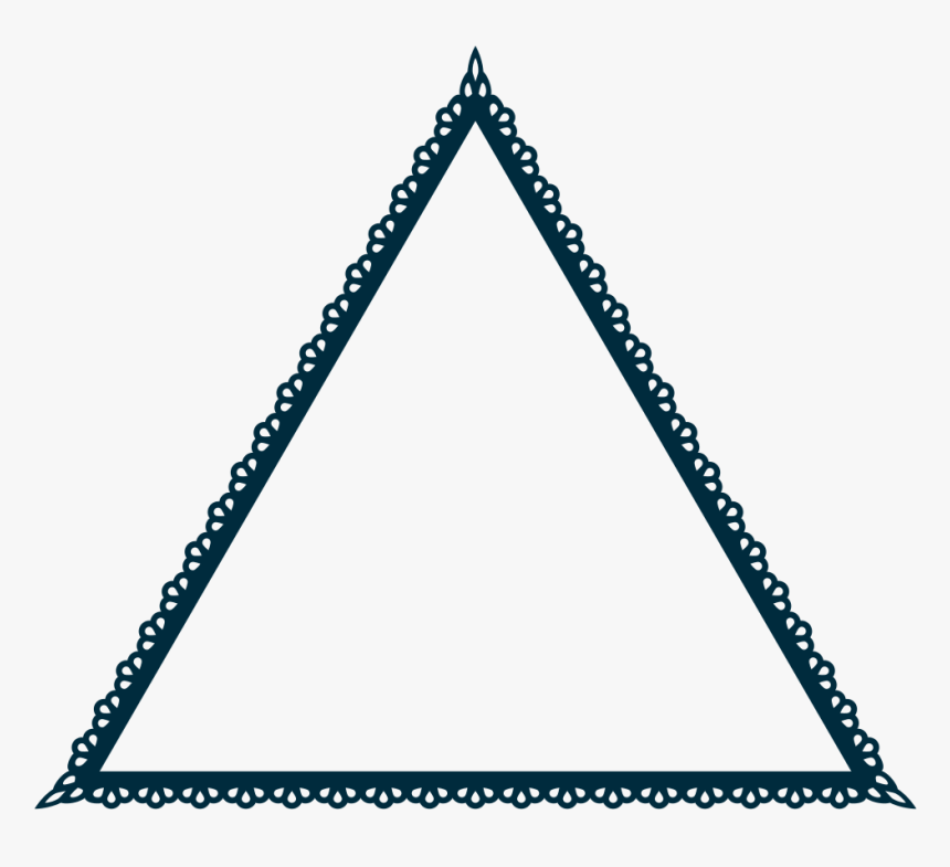 Scallop Frame Extrapolated - Triangle, HD Png Download