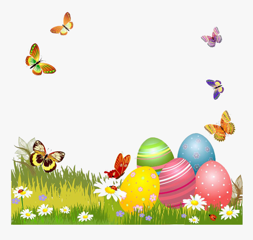 Easter Frame Png Transparent Picture - Transparent Png Easter Frame, Png Download
