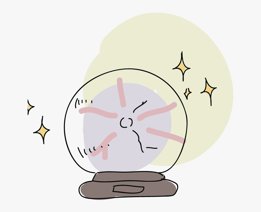 Bola De Cristal - Cartoon, HD Png Download