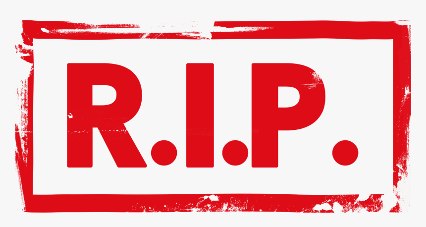 R - I - P - Stamp Psd - Graphic Design, HD Png Download