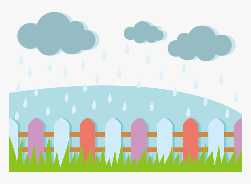 Farmland Vector Clip Art Png Stock - Rain Vector Background Png, Transparent Png