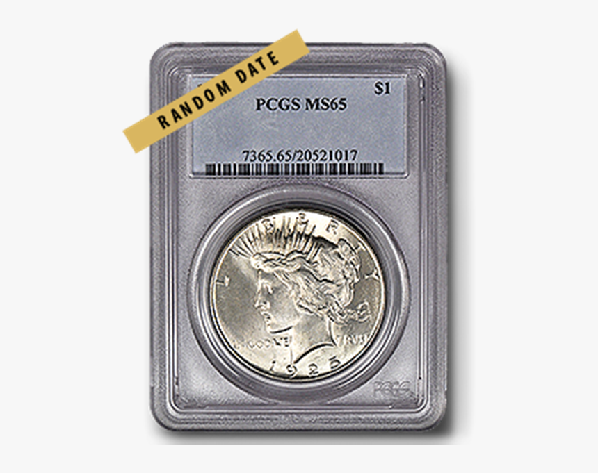 Picture Of Peace Silver Dollar Ms65* - Cash, HD Png Download