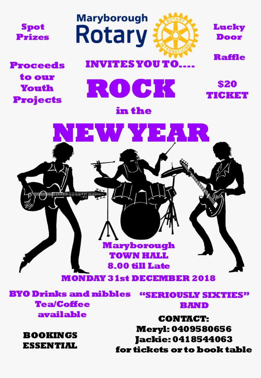 An Event For Your Social Calendar - Rock Band Music Cartoon, HD Png Download