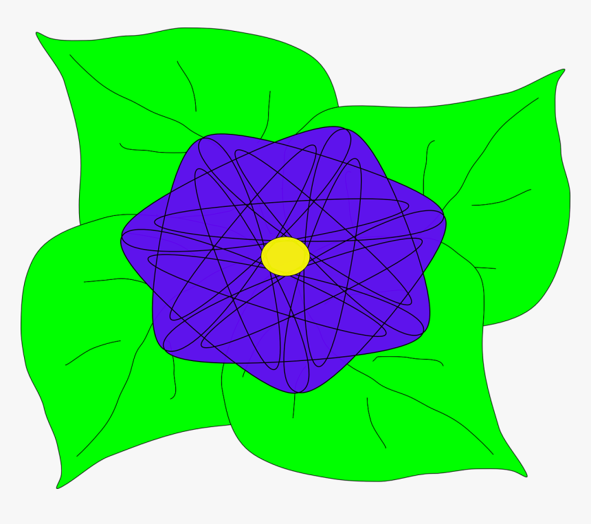 Desenhos De Flor Violeta Clipart , Png Download - Vector Graphics, Transparent Png