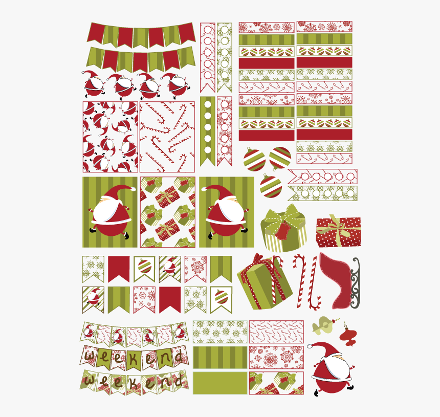 Happy Planner Christmas Printables, HD Png Download