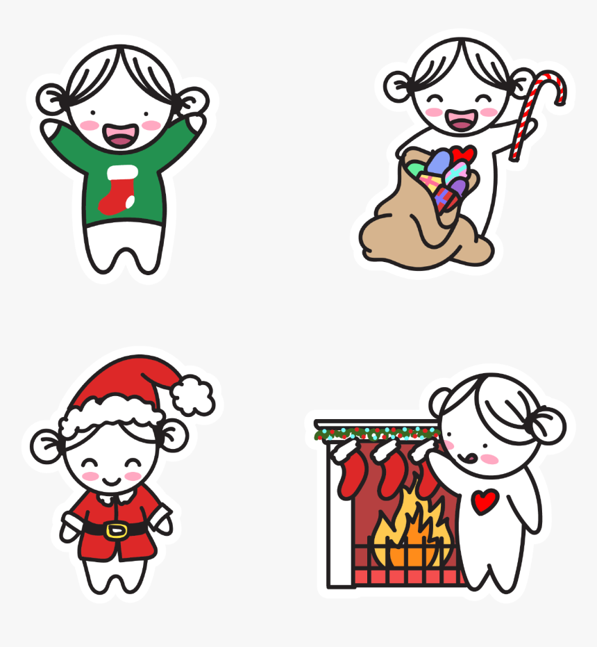 Lola Christmas Stickers - Warm Christmas Planner Stickers, HD Png Download