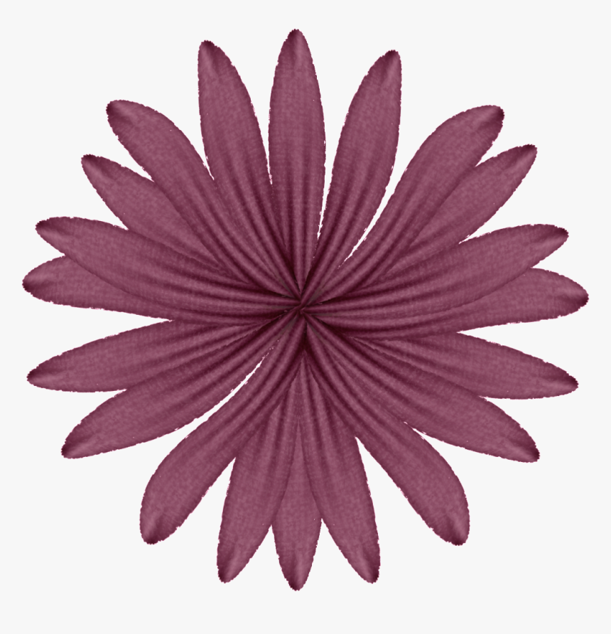 Purple Flower Photo Purpleflower - Transparent Background Simple Flower Clipart, HD Png Download
