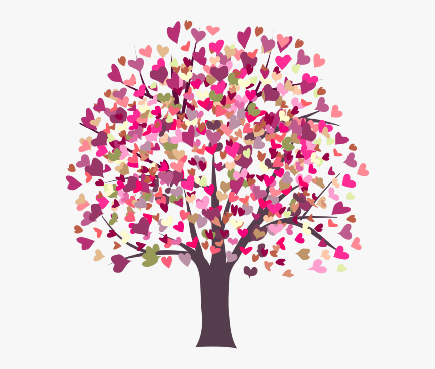 Vector Hills Minimalist - Valentines Day Tree Png, Transparent Png