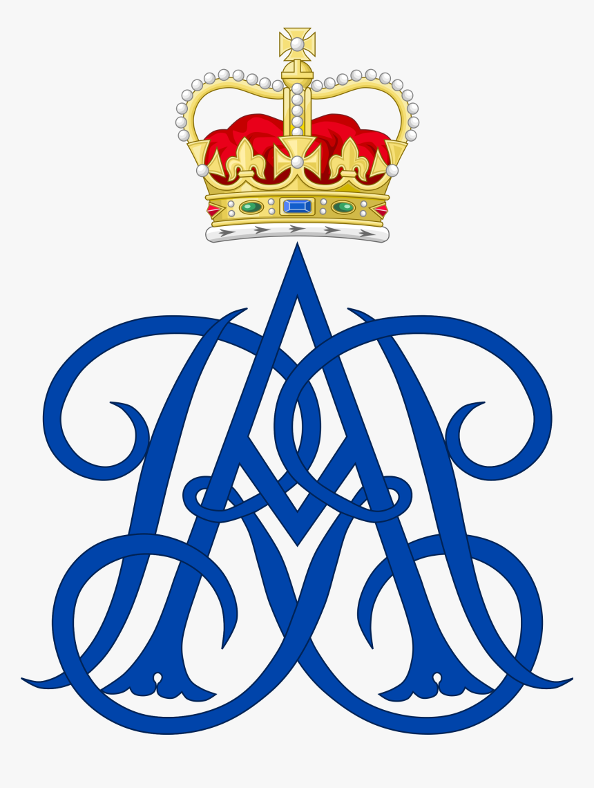 Great Britain Queen Anne Monogram Clipart , Png Download - Queen Anne Cypher, Transparent Png