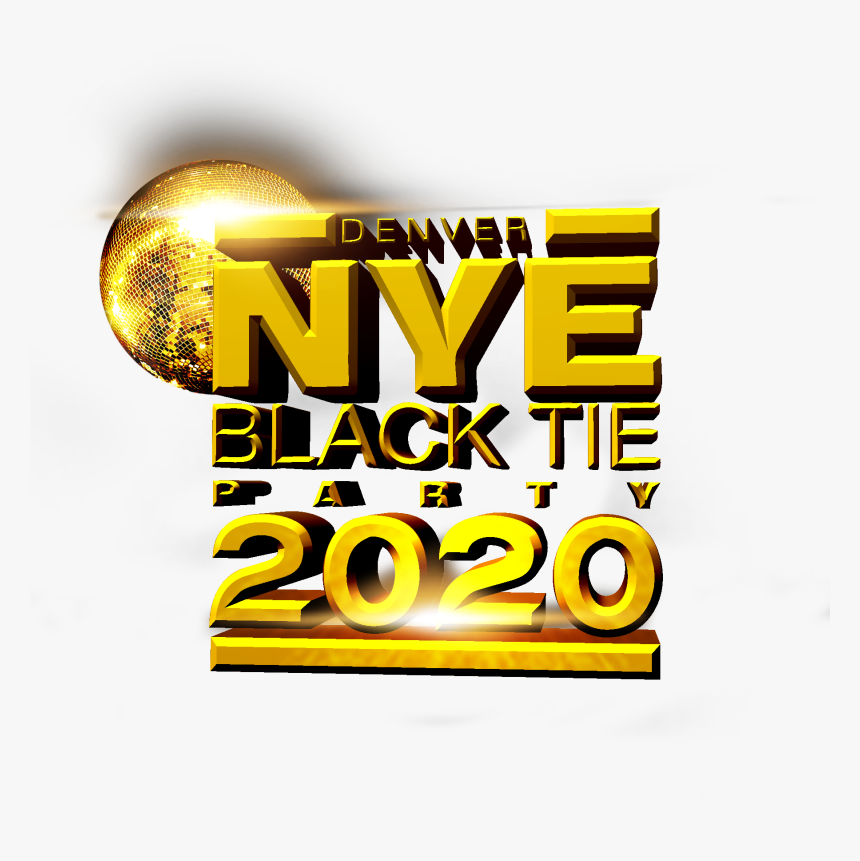 New Years Eve Black Tie 2020 Logo - Graphic Design, HD Png Download