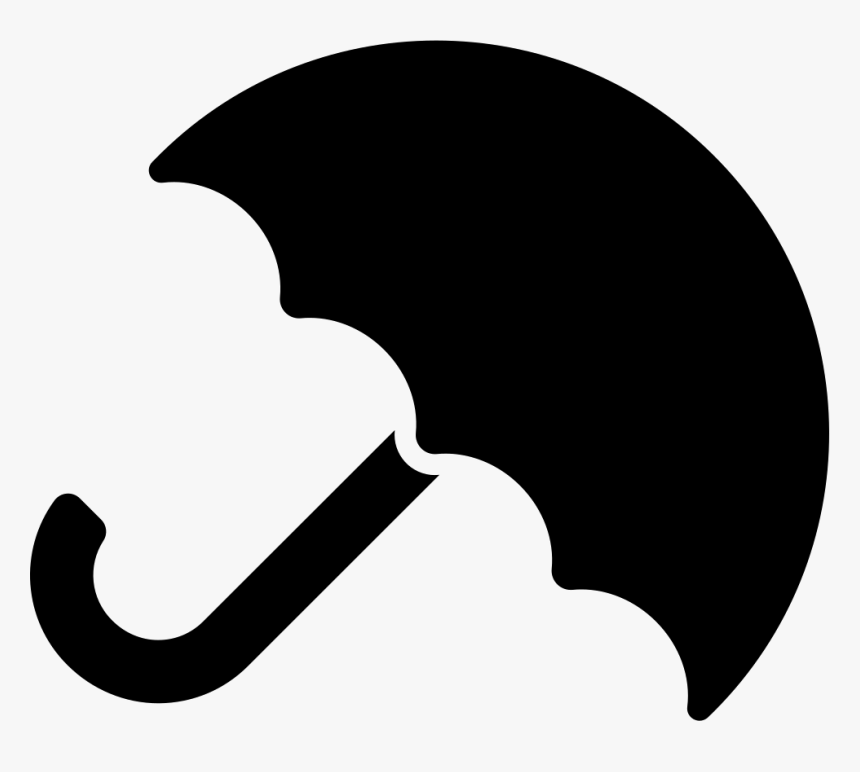 Black Umbrella - Black Umbrella Icon, HD Png Download