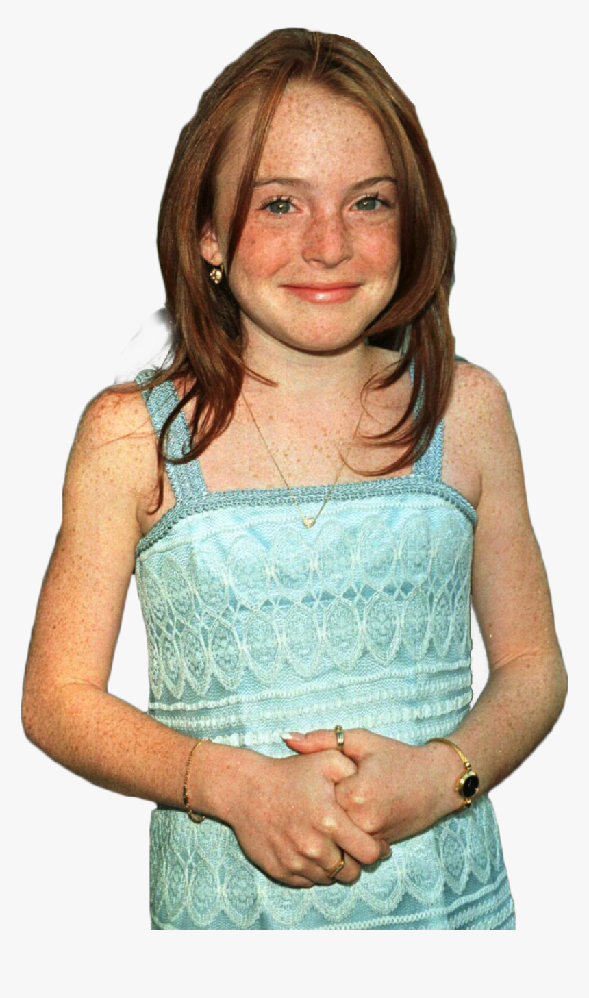 Lindsay Lohan Png Pic - Cute Lindsay Lohan Young, Transparent Png