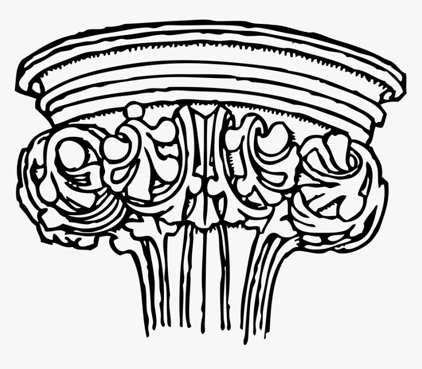 Early English Gothic Capital Svg Clip Arts - Gothic Architecture, HD Png Download
