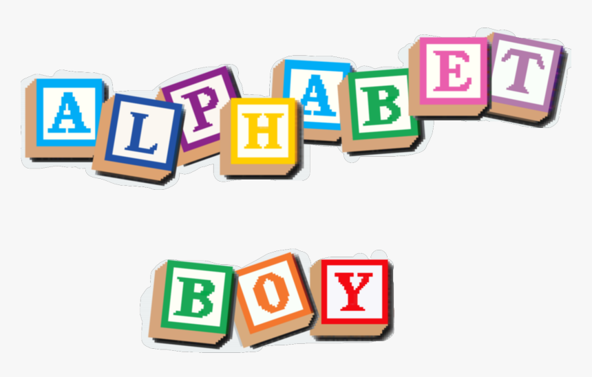 Svg Black And White Stock Boy Transparent Alphabet, HD Png Download