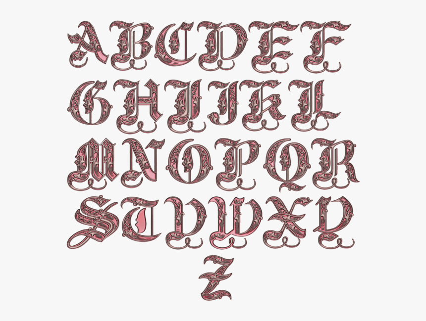 Letters Clipart Scrapbook - Transparent Scrapbook Alphabet Png, Png Download