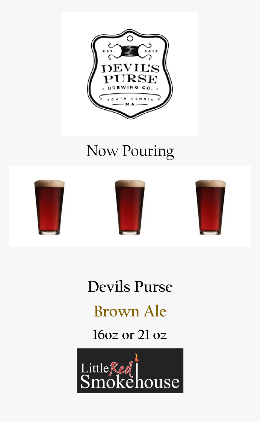 Wine & Beer Menu - Pint Glass, HD Png Download