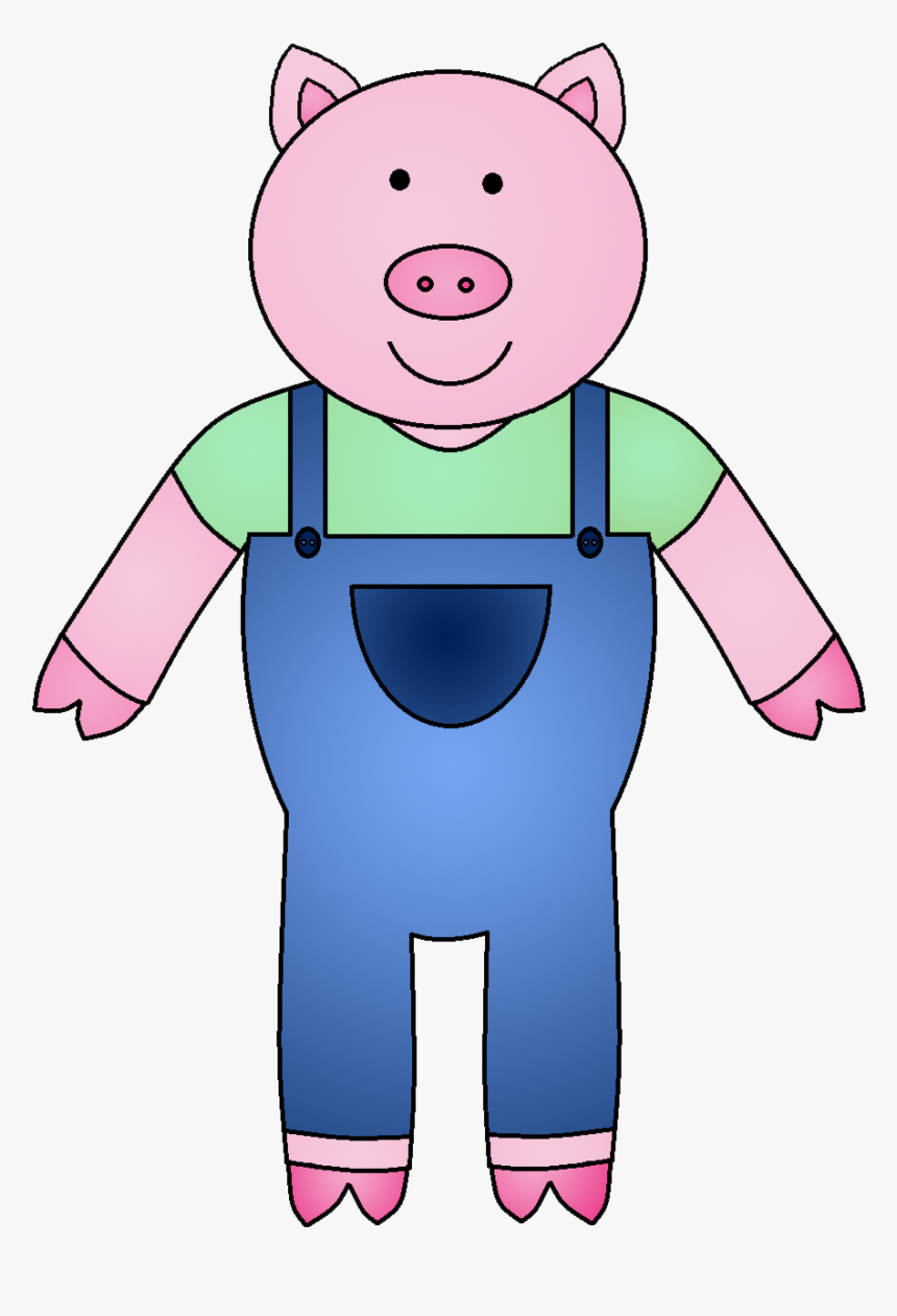 The Three Little Pigs Clipart - 3 Little Pig Cartoon, HD Png Download