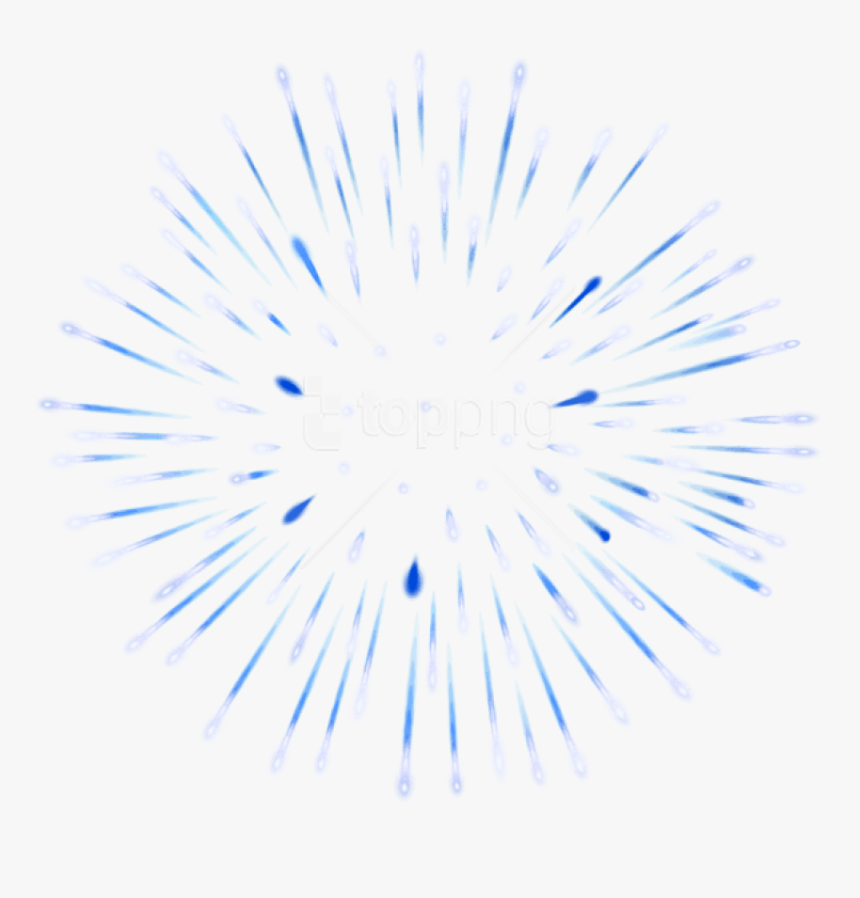 Free Png Firework Blue White Transparent Png Images - Electric Blue, Png Download