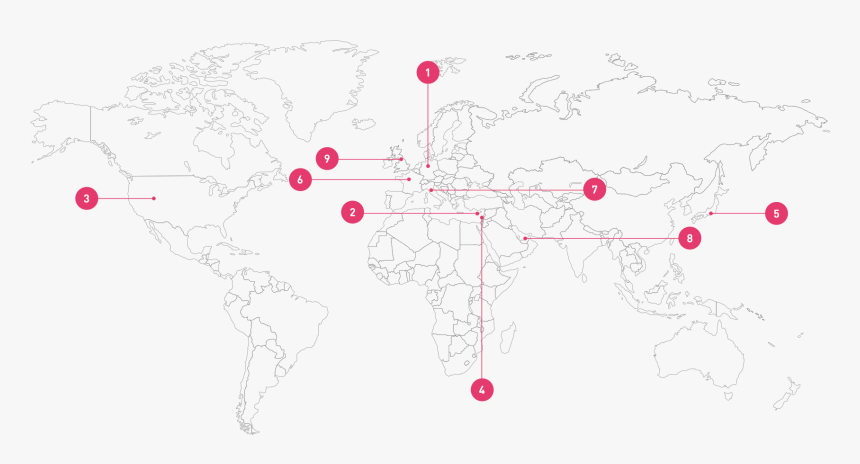 Transparent Fingerprints Png - Weltkarte, Png Download