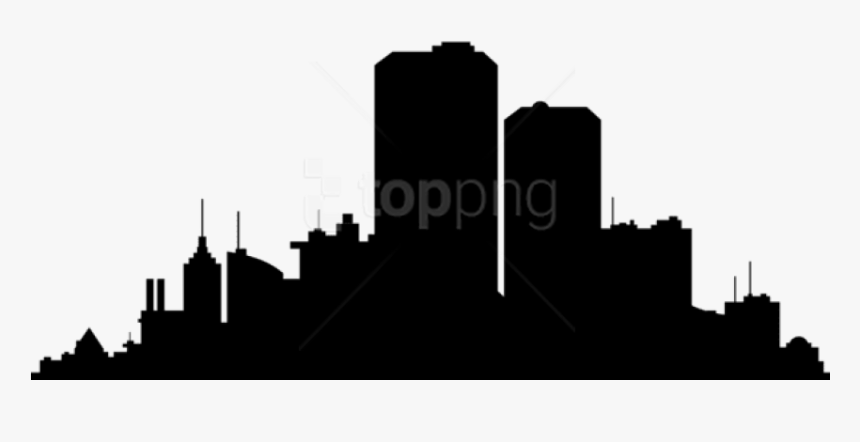 Free Png City Scape Silhouette Png Png - Transparent City Silhouette Png, Png Download