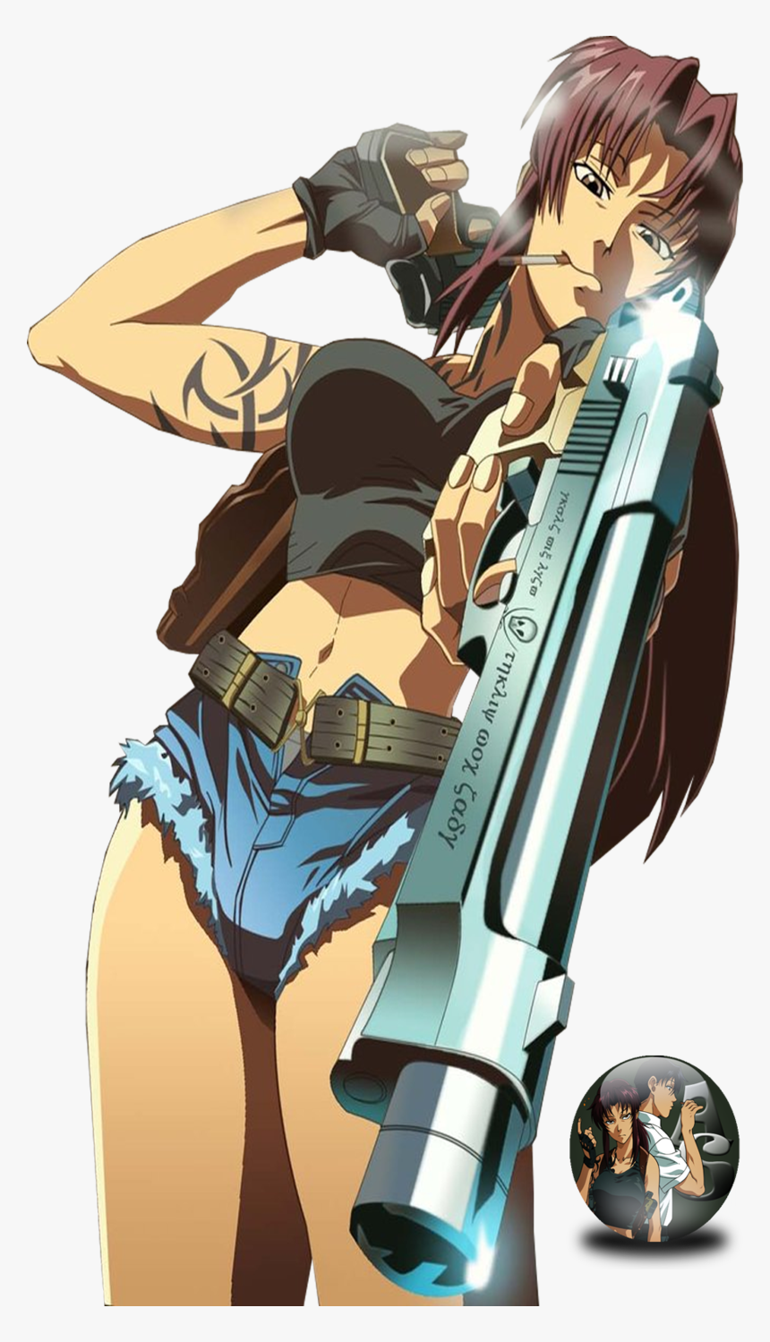 Black Lagoon - Black Lagoon Revy Png, Transparent Png