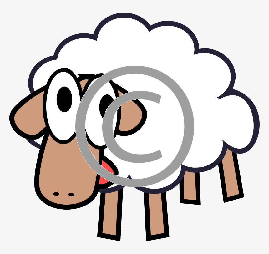 Cartoon Sheep Transparent Background, HD Png Download