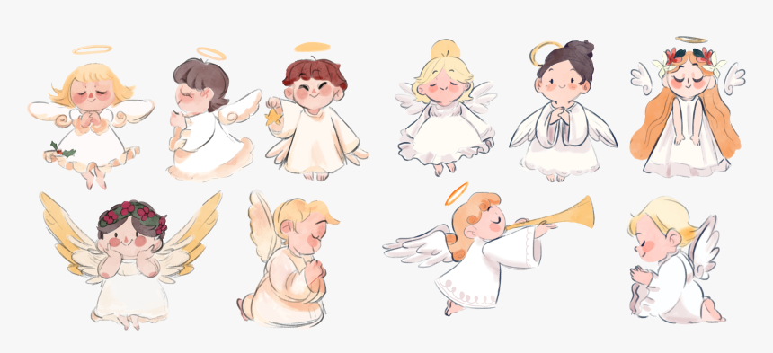 Euclidean Vector Angel Download - Cute Angelss Png, Transparent Png