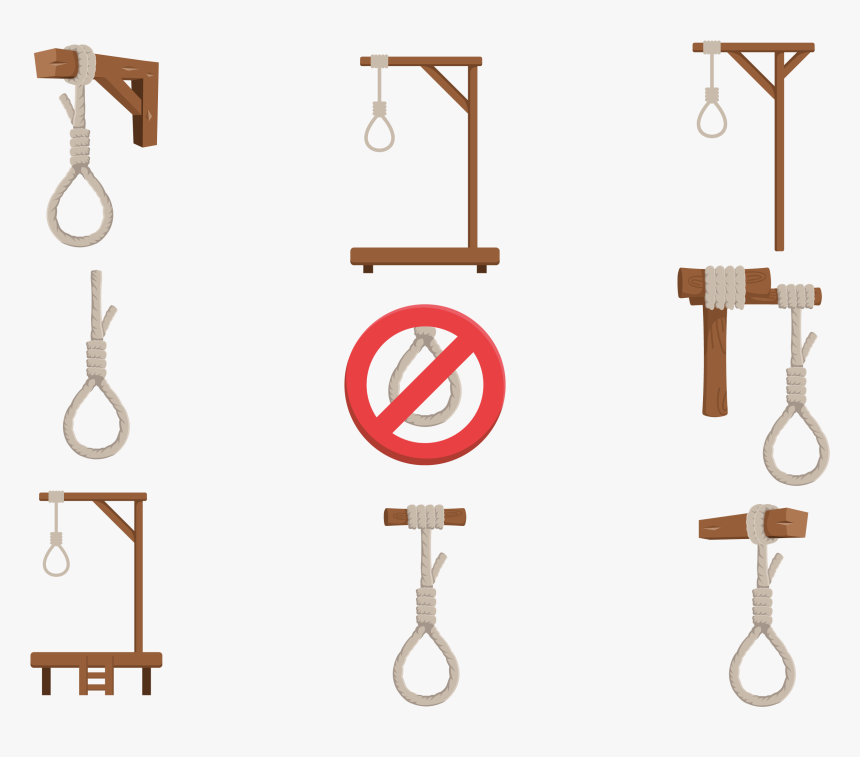 Hanging Gallows Icon Vector - Forca Vetor Png, Transparent Png
