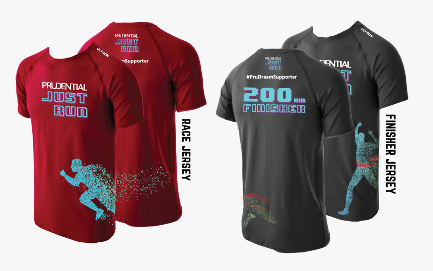 Prudential Just Run 200km , Png Download - Active Shirt, Transparent Png