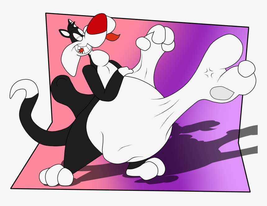 Feisty Meal - Looney Tunes Sylvester Vore, HD Png Download