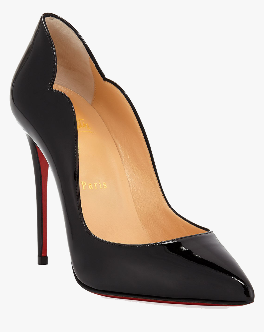 Transparent High Heel Png - Louboutin Hot Chick Pumps, Png Download