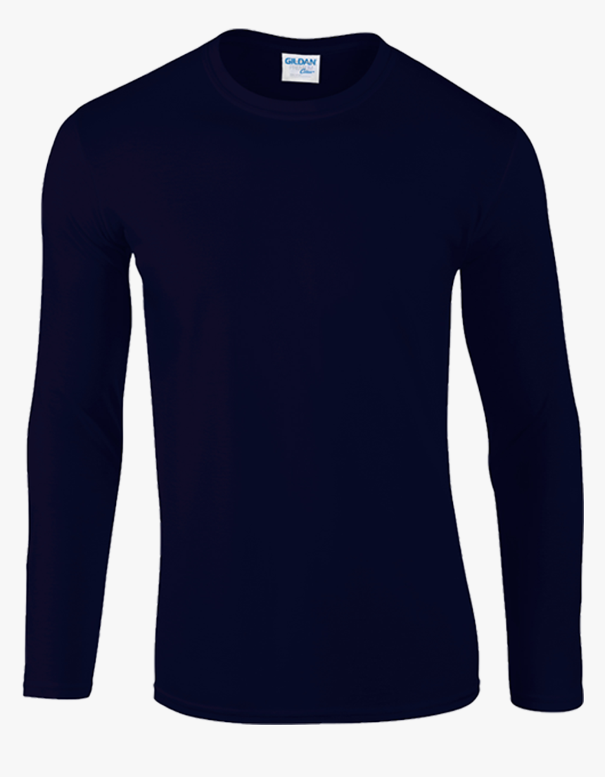 Plain Black T Shirt Png - Long-sleeved T-shirt, Transparent Png