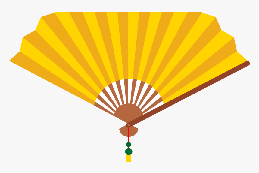 Transparent Chinese Fan Png Clipart , Png Download - Chinese Hand Fan Vector, Png Download