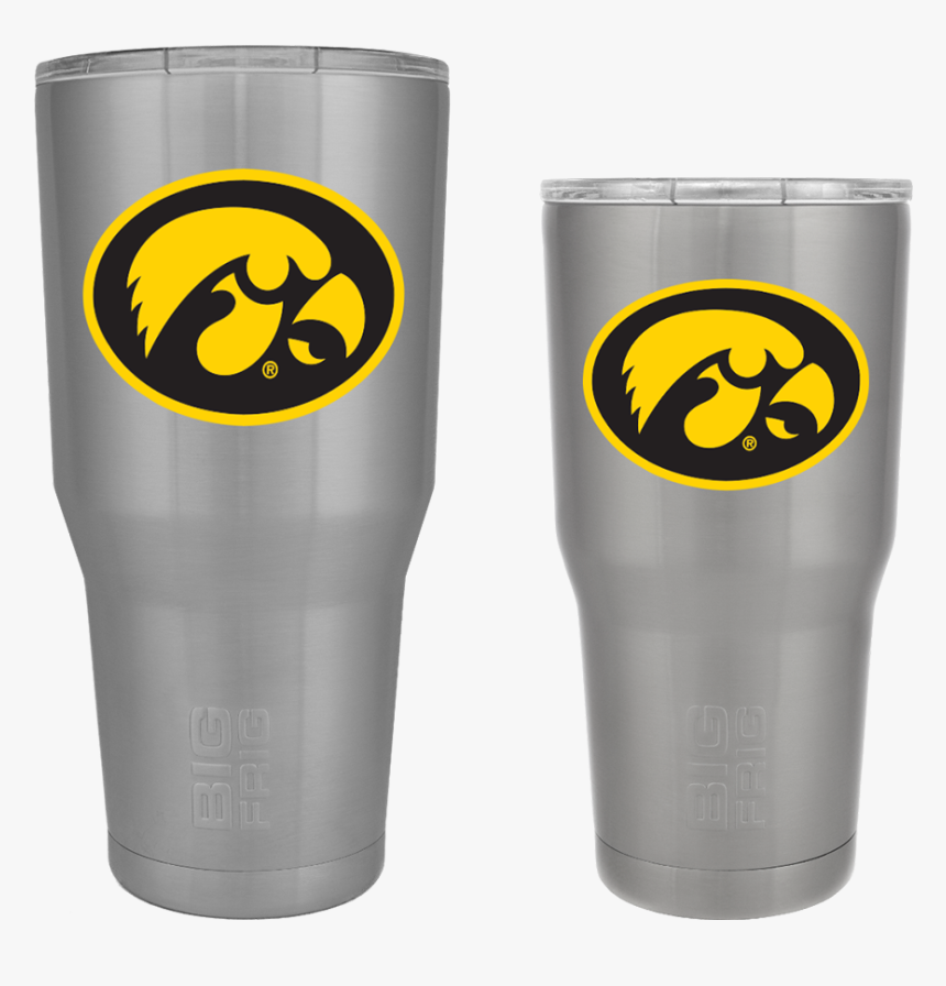 Iowa Hawkeyes Tigerhawk Oval Tumbler 
 Class - Iowa Hawkeyes, HD Png Download