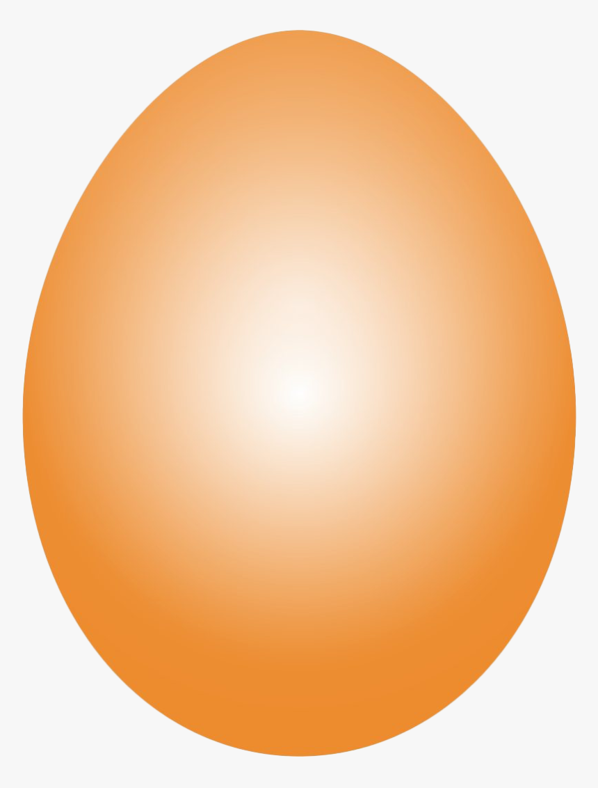 Orange Easter Egg Png Clipart - Circle, Transparent Png