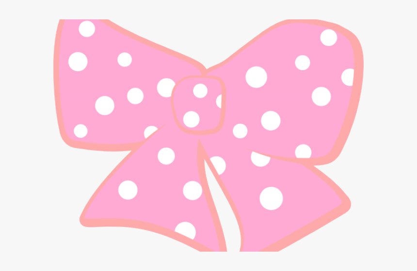 Bow Clipart Polka Dot - Minnie Mouse Ribbon Blue, HD Png Download