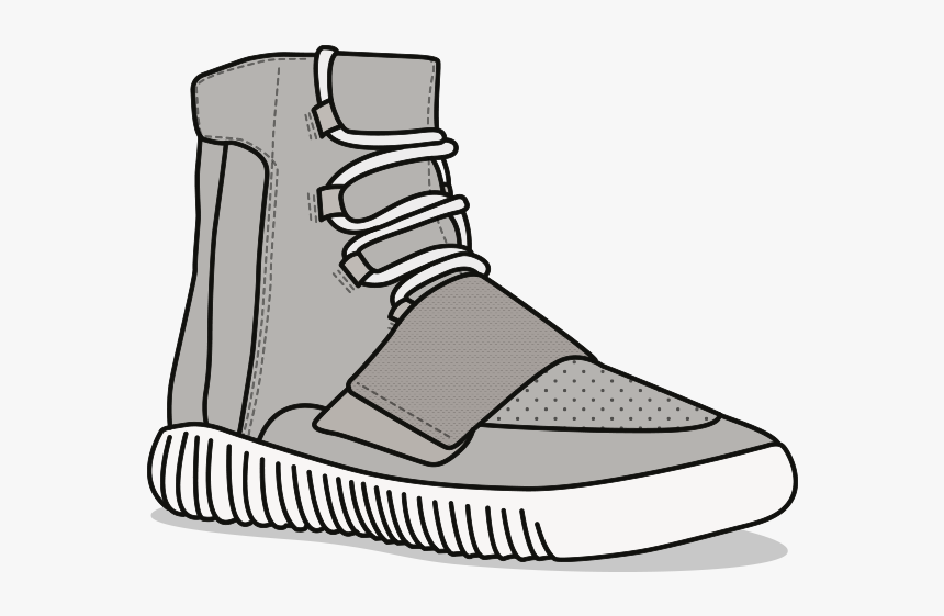 Yeezy Transparent Art, Picture - Yeezy Clip Art Png, Png Download