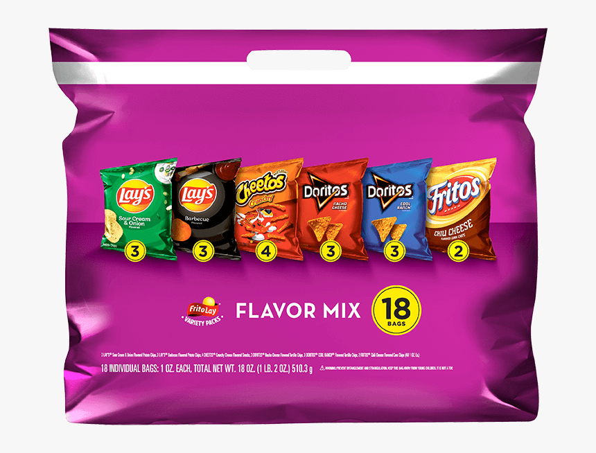 Frito-lay® Flavor Mix Variety Pack - Frito Lay Flavor Mix, HD Png Download