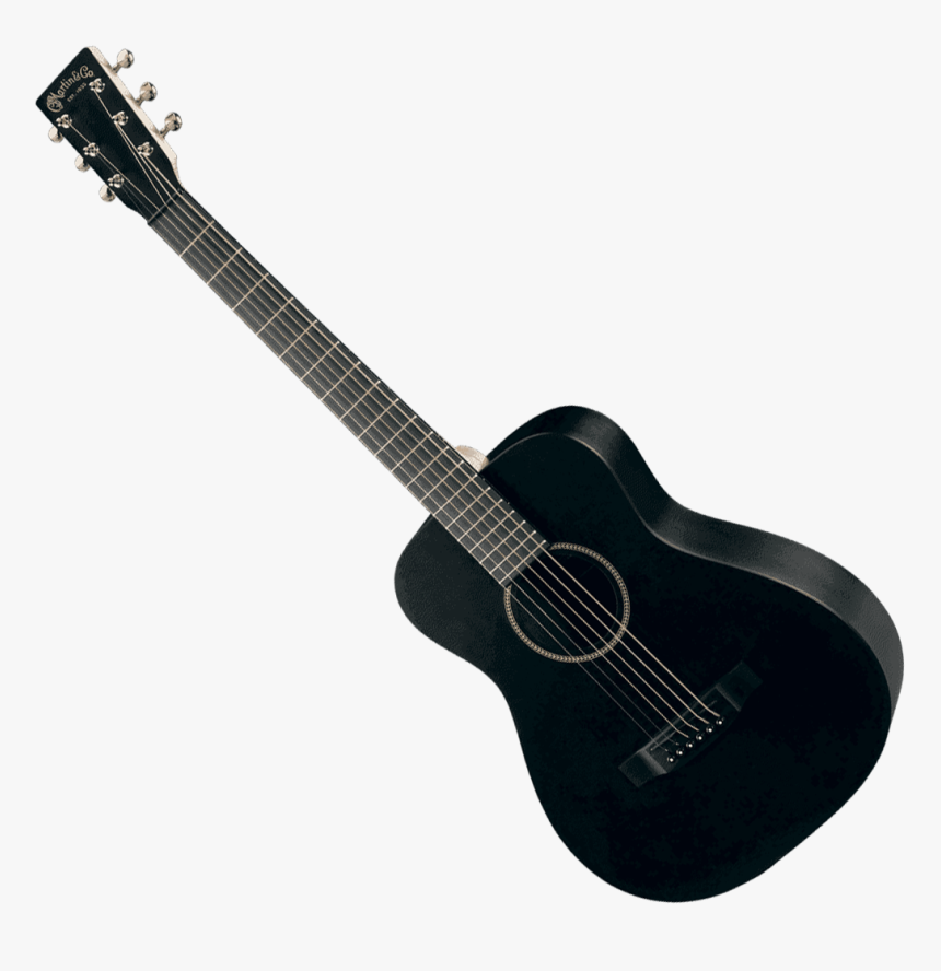 Martin Acoustic Guitar Black, HD Png Download