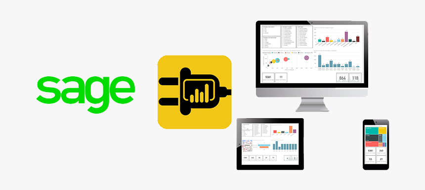 Power Bi Connector For Sage One And Sage Finance - Online Advertising, HD Png Download